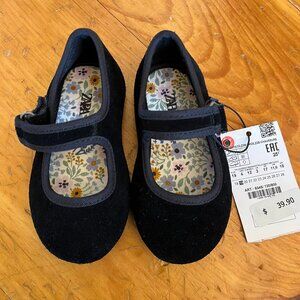 Zara mary jane suede shoes —Toddler size 4